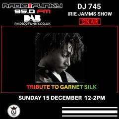 DJ 745 Irie Jamms Show Tribute to Garnet Silk Radio2Funky 95FM December 2024
