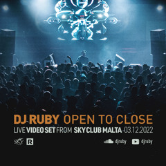 DJ Ruby Open To Close Live Set from Sky Club Malta, 03.12.22