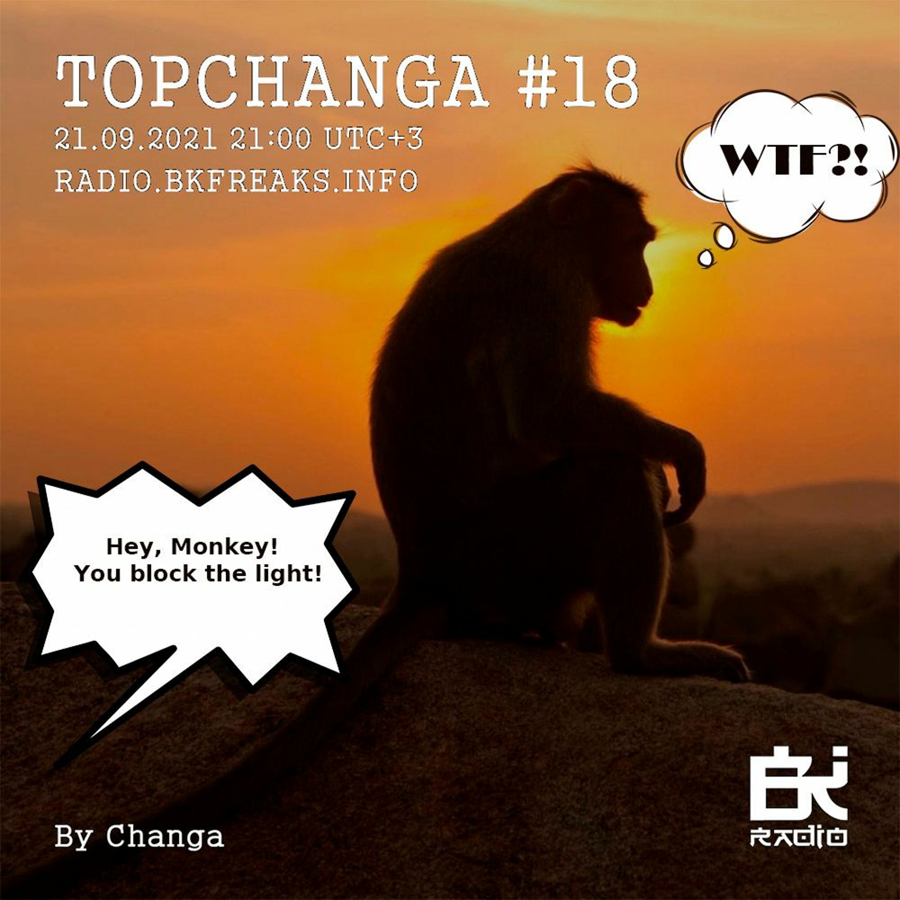 Topchanga 18 "Minimal Gangster's LaLaBible Monkey Dream Tech" episode artwork