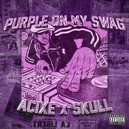 Purple Om My Swag W/ A C I X E