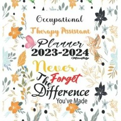 READ [PDF] Occupational Therapist Gift : 2 Years 2023-2024 Planner for