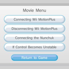Wii MotionPlus Movie Menu Music