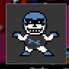 vs. san-cer (sans on a tricycle but his back tire is on fire)(song by Literatlynoone)