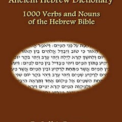 download Ancient Hebrew Dictionary kindle