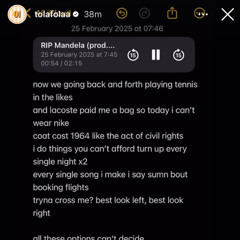 YT - RIP MANDELA (prod. geam) - insta snippet