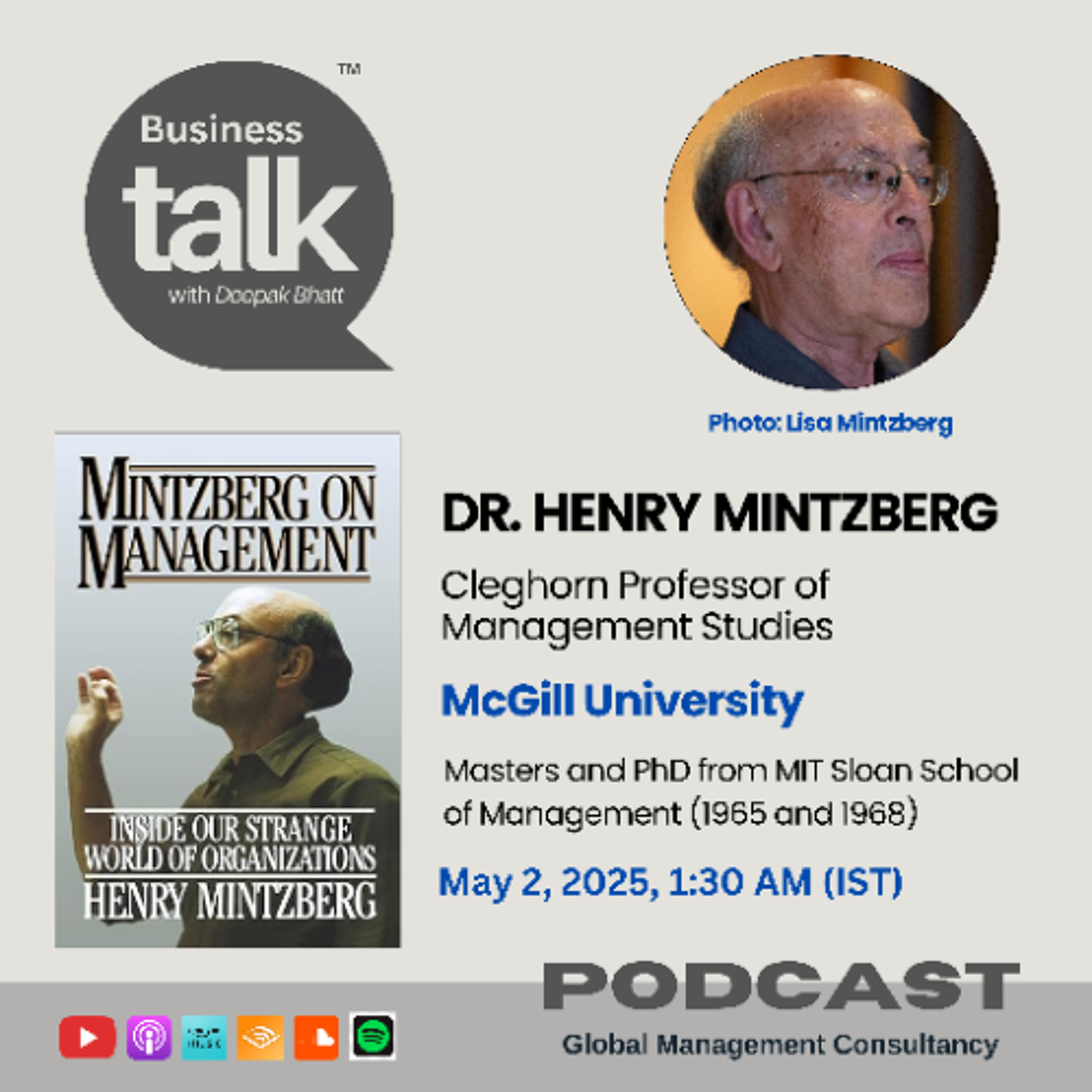 Inside the Mind of Prof. Henry Mintzberg: Management Insights That Still Matter Today episode artwork