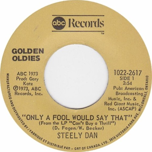 7” Steely Dan Reeling In The Years / Only A Fool Would Say That IPR10333PROMO PROBE プロモ /00080 STEELY DAN: reeling in the years / only a fool would say