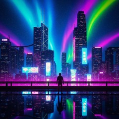 Neon skies light up my