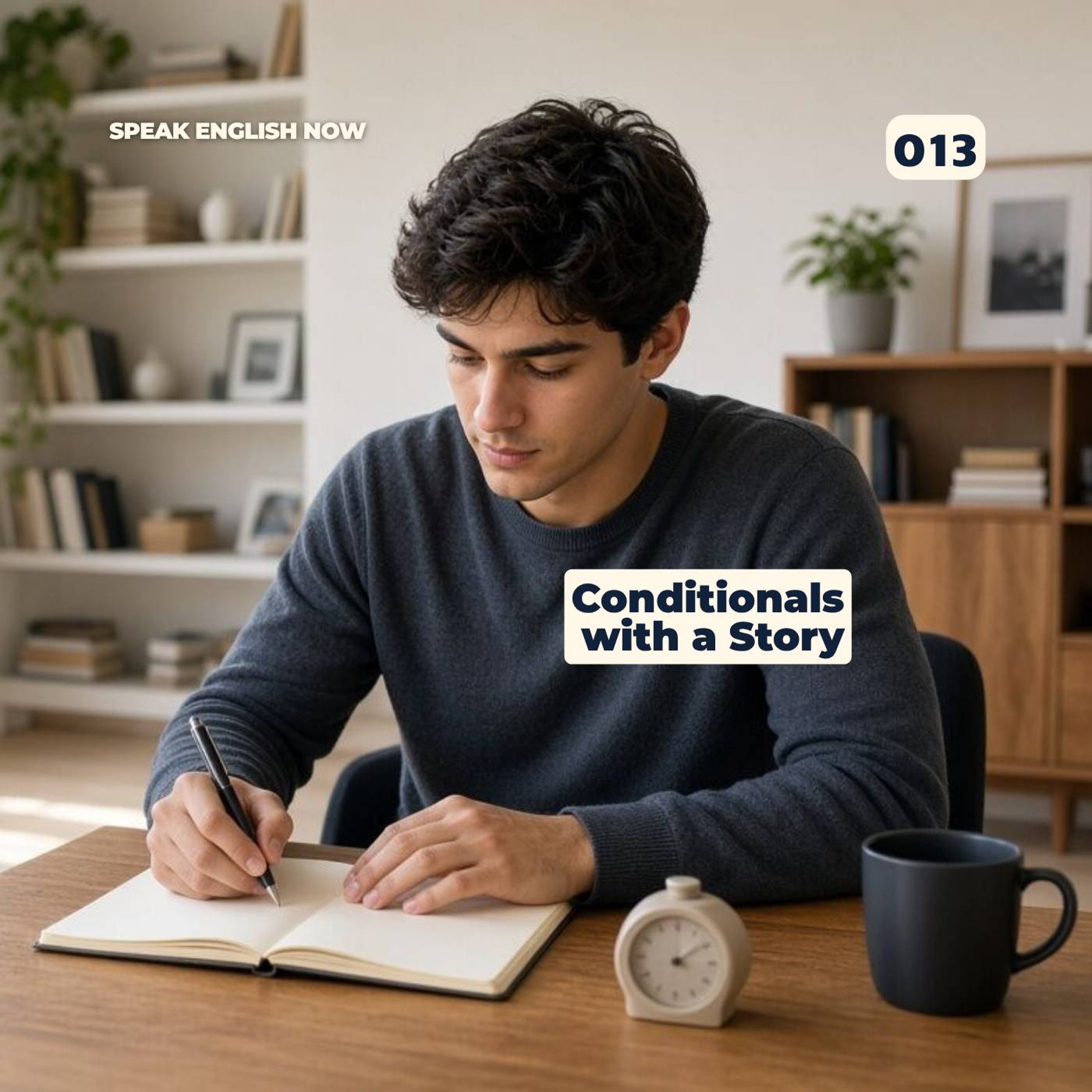 #013 The English Conditionals with Examples and a Story included episode artwork