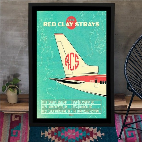 Stream Red Clay Strays Tour European 2024 Poster by Hoolatee Listen