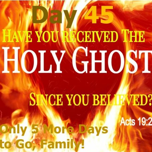 Day 45 – Ye Shall Count 50 Days (Lev 23:16) - Have You Received The Holy Ghost Since You Believed?