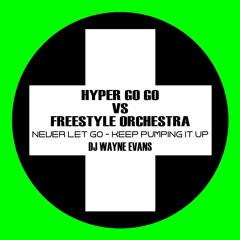 Hyper Go Go Vs Freestyle Orchestra - Never Let Go Keep Pumping It Up (DJ Wayne Evans Mashup)