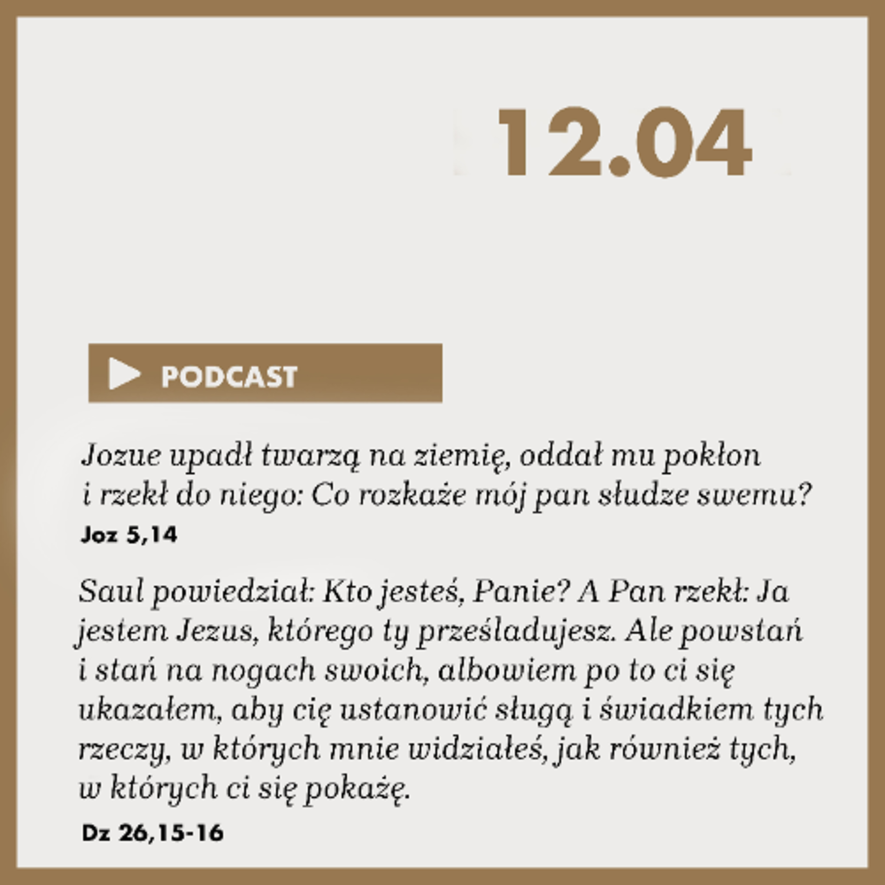 Poranek ze Słowem na 12 kwietnia 2025 episode artwork