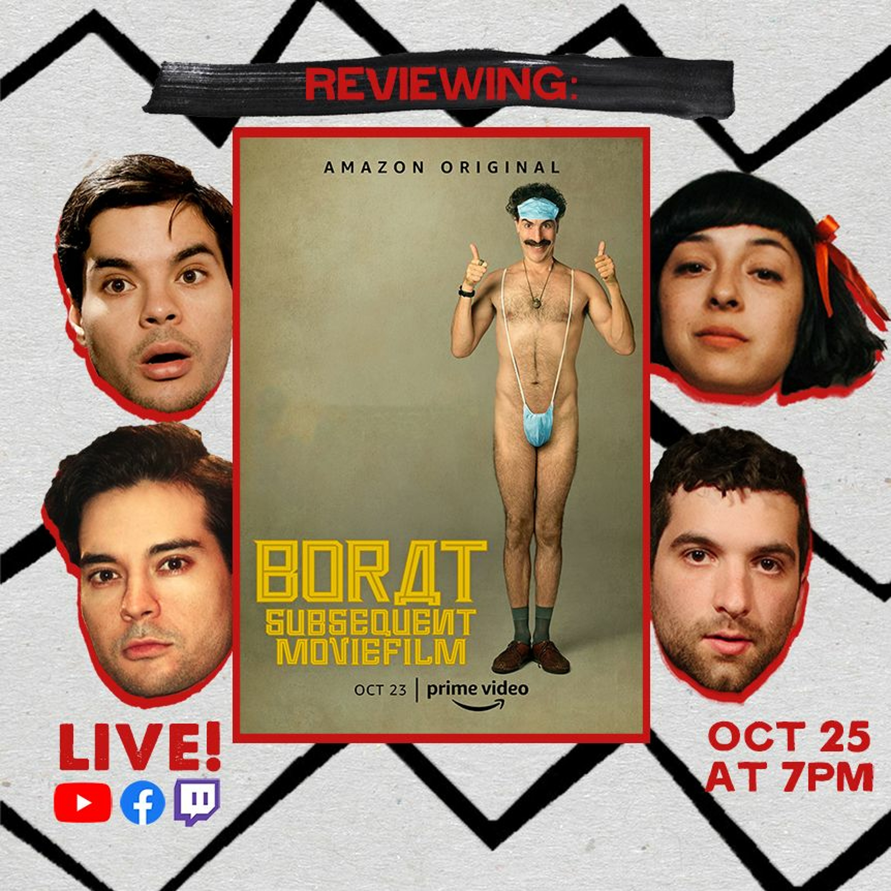 Borat Subsequent Moviefilm (with Max & Nicky Weinbach) Ep. 104