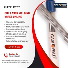 Checklist To Buy Laser Welding Wires Online