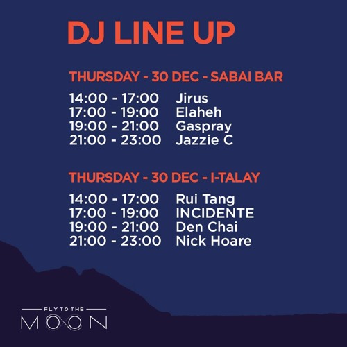 Let's Fly! mix @ Sabai Bar - Fly to the Moon 21/22