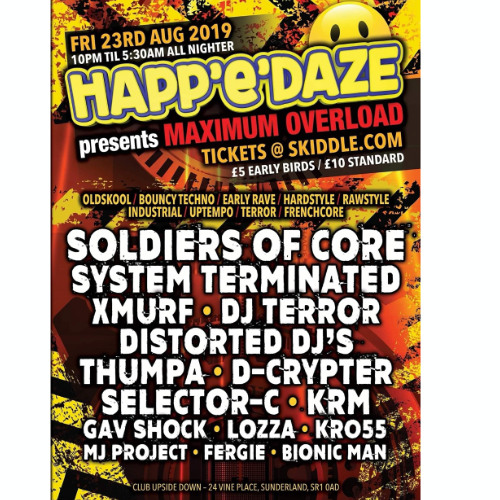 KR055 @ Happedaze Maximum Overload All-Nighter 23/08/19