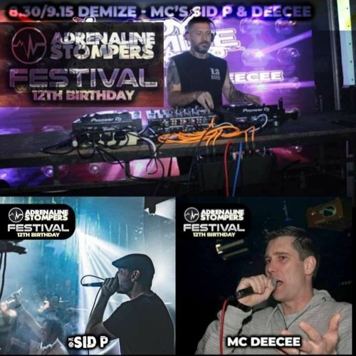 DJ Demize With MC Sid P b2b DeeCee, Adrenaline Stompers Festival, 15th of July 2023.