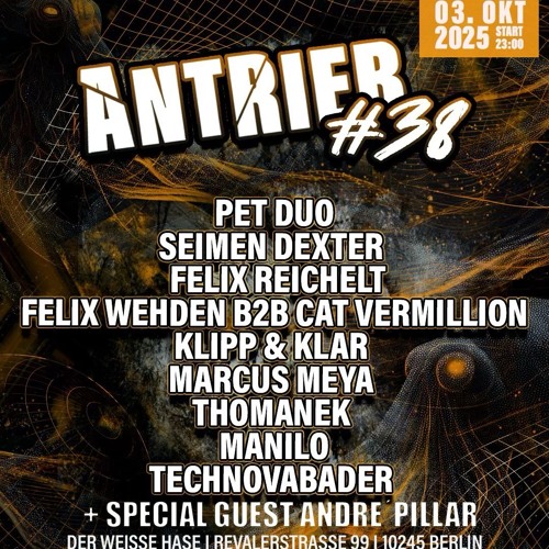 ANTRIEB#38-VolumeBerlinRecords, Solo-Hour  | 03.10.2025
