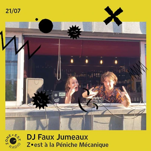 DJ Faux Jumeaux à la péniche mécanique (Juillet Soundcloud podcast image for
