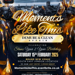 MOMENTS LIKE THIS • STANZ BIRTHDAY | 15/02/25 LIVE (SLOW JAMS /NEW BASHMENT SET)  @TERRORTONESOUND