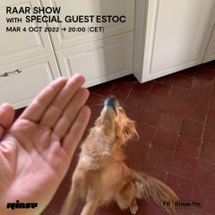 RAAR show with special guest ESTOC - 04 Octobre 2022