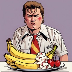 banada split with cherry on top