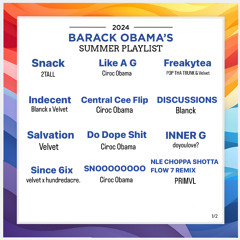 Barack Obama's 2024 Summer Playlist