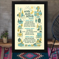 Acorn Music Festival June 14-16 2024 The Acorn Three Oaks MI Poster