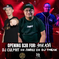 CULPRIT x THRILL x TWEAK - Steve Aoki b3b Opening Set 10/6/2023