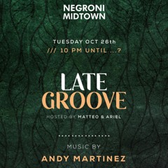 Late Groove - Halloween Week @Negroni Miami