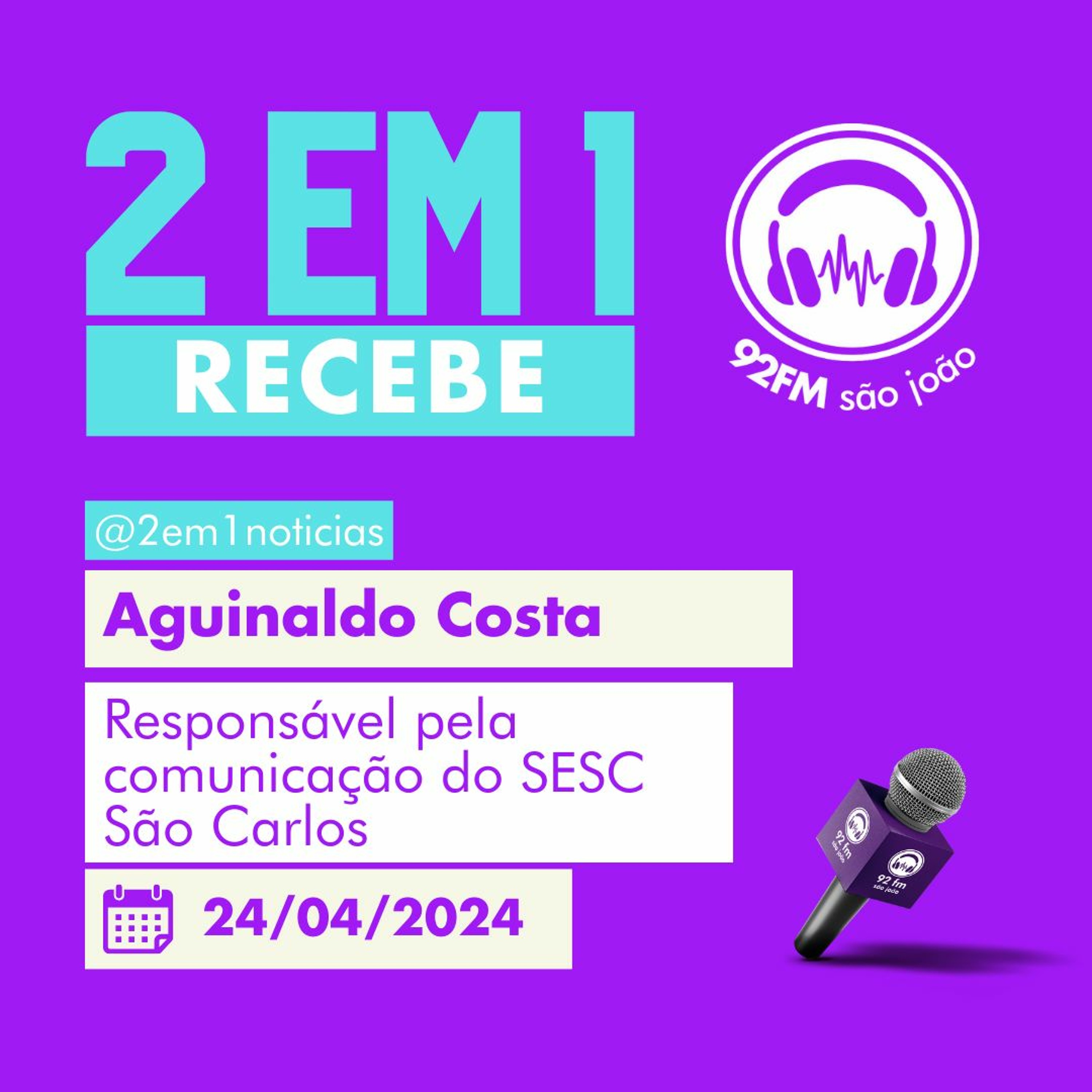 2 EM 1 #ED8 - 24/04/2024 episode artwork