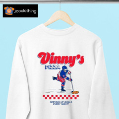 New York Rangers Vincent Trocheck Vinny's Pizza Serving Up Goals Every Night Shirt