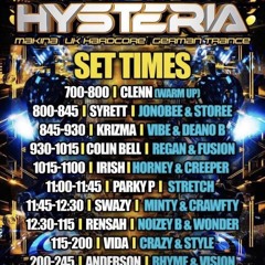 Hysteria - Classic Hardcore & Hard Trance - Vinyl Only Mix