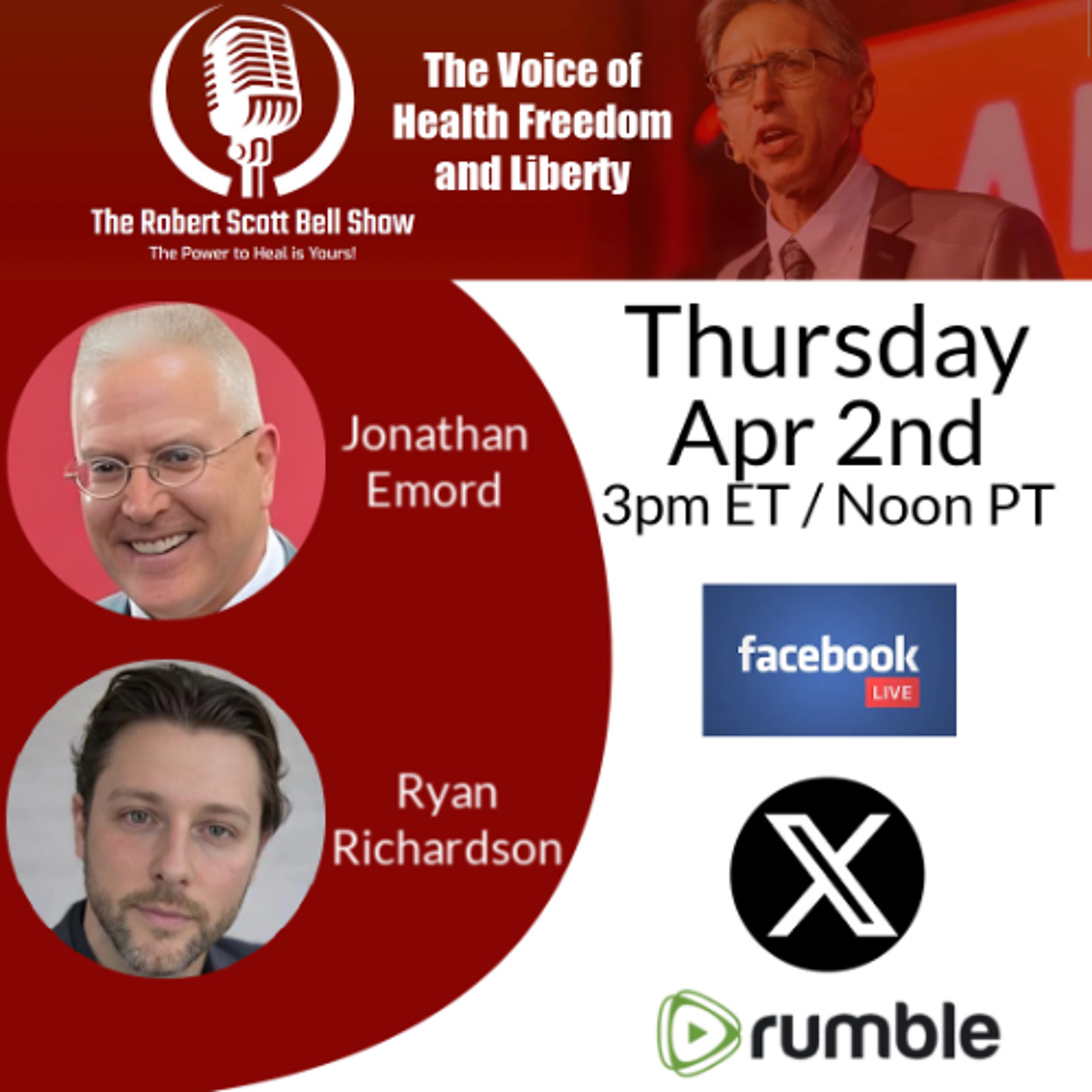 Jonathan Emord, Medical Free Speech, Drug Definition Law Trap, Ryan Richardson, Richardson Nutrition Center - The RSB Show 4-2-26
