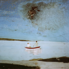 Find a sealed crate near some shipwrecks in the Lonely Sea and sample the contents