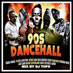 OLD SCHOOL DANCEHALL 90S MIX  (BEST OLD SCHOOL RAGGA PLAYLIST) - DJ TOPS MIX