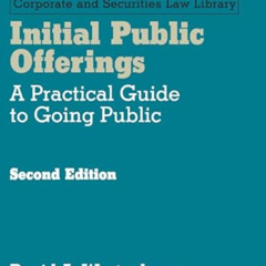 VIEW PDF 📭 Initial Public Offerings: A Practical Guide to Going Public (Second Editi