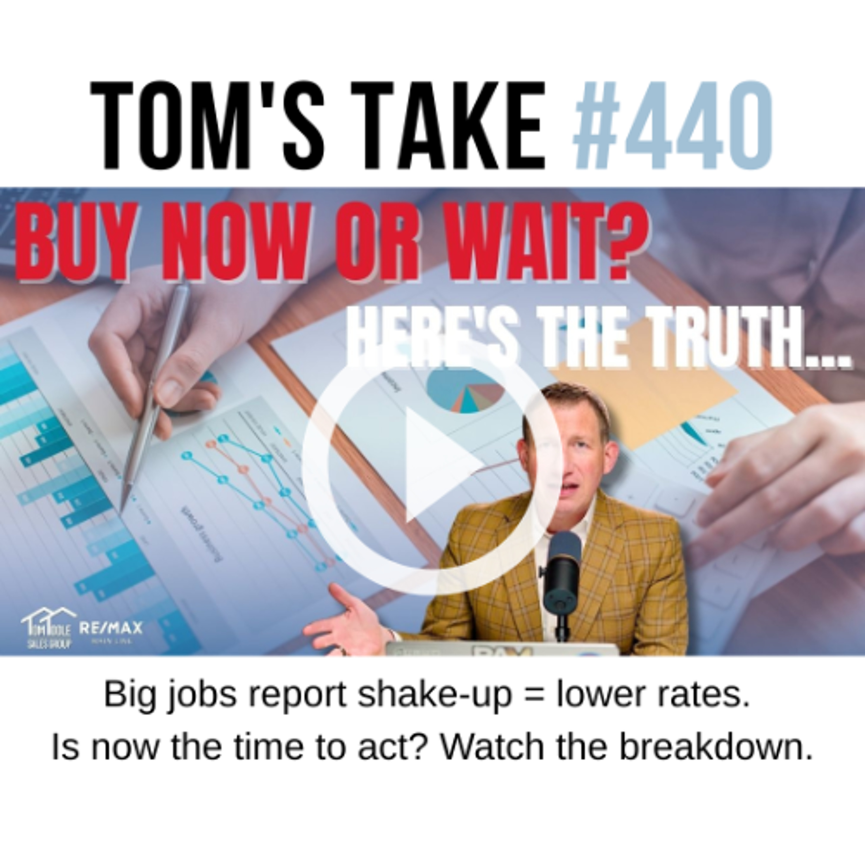 Game-Changing Jobs Report Shakes Mortgage Rates | Tom’s Take 440 episode artwork