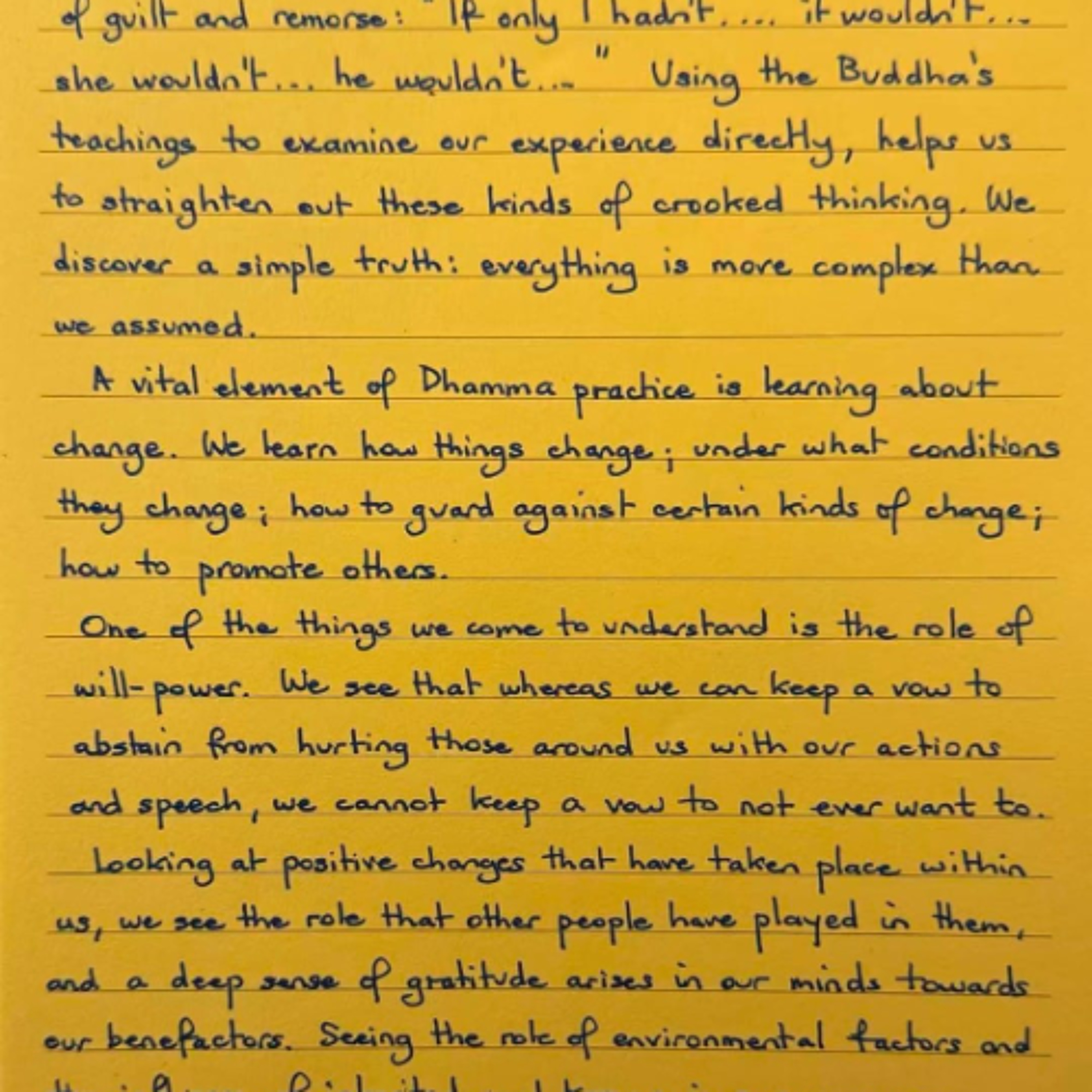 Nutrimento del Cuore - Foglietto Giallo del 25 ottobre 2025 sulla complessità del mondo osservabile