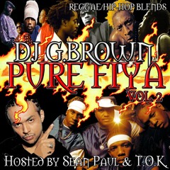DJ G.BROWN - PURE FIYA VOL 2 REGGAE HIPHOP REMIX MIXTAPE 2K2