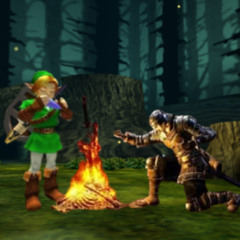 link's first bonfire