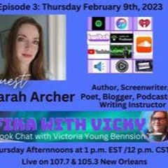 Fika With Vicky Welcomes Guest Sarah Archer February 9th, 2023