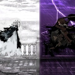 Through patches of violet | Haprichord version