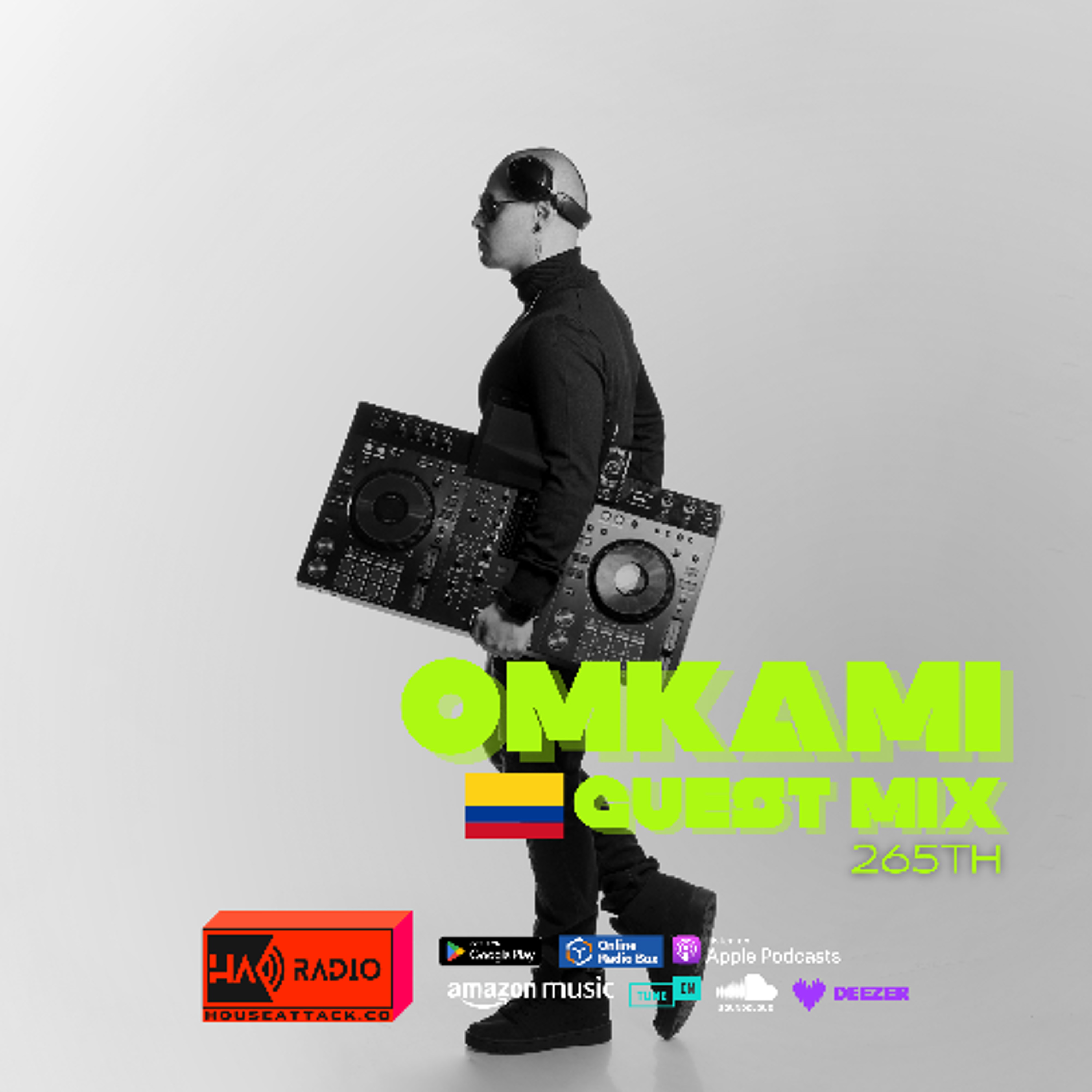 GUEST MIX 265TH - OMKAMI (COL) episode artwork
