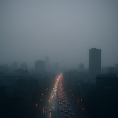 City Lights Fade Into Gray