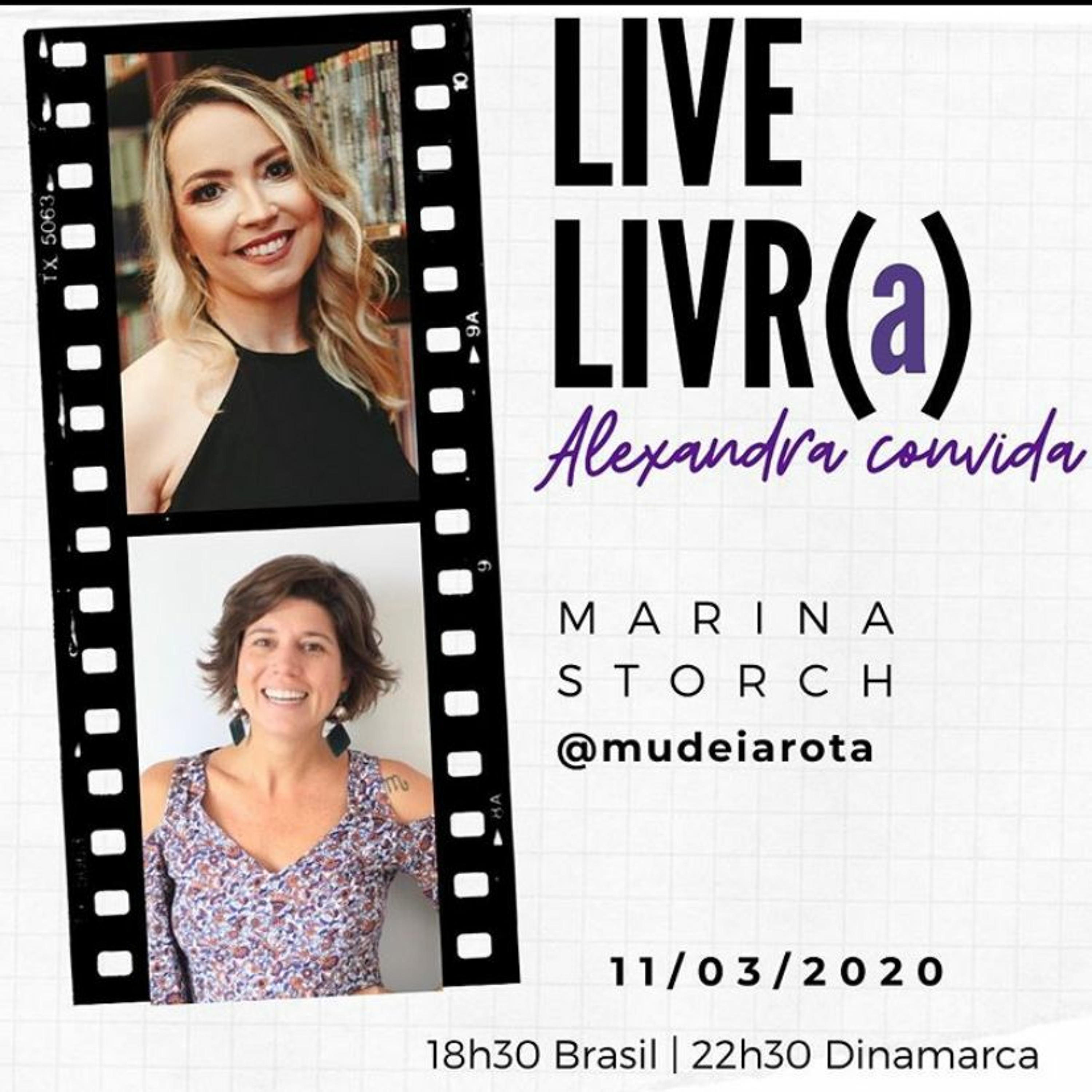 Live Livr(a) - Alexandra convida Marina Storch