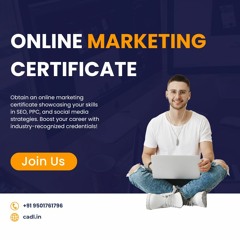 Online Marketing Certificate In Zirakpur (CADL)
