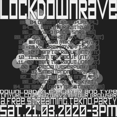 YaKuZi - LOCKDOWNRAVE  // Vinyls dj set on streaming party 21.03.2020