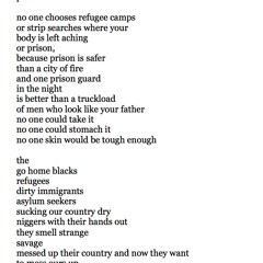 507 Home by Warsan Shire, read by Amanda Abbington